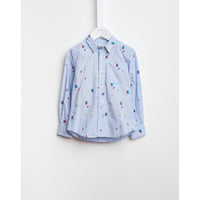 Bellerose Light Blue Furniture Print Shirt