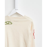 Bellerose Cream Embroidered Sweatshirt