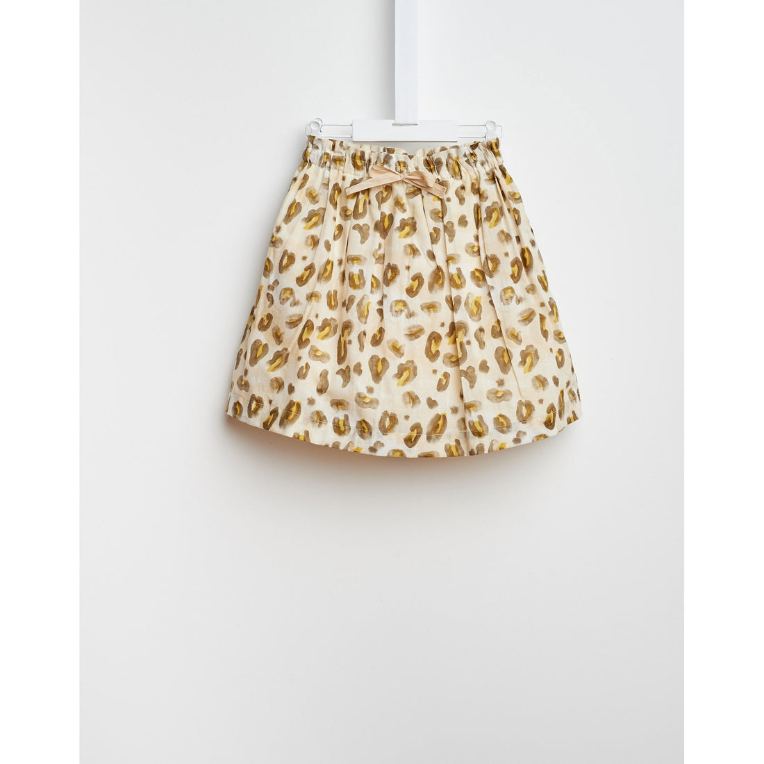 Bellerose Yellow Leopard Flair Skirt