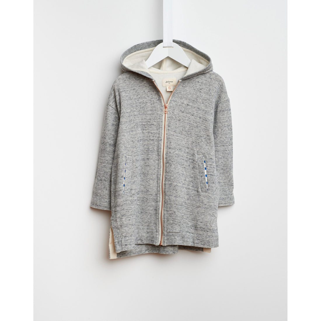 Bellerose Heather Grey Hoodie Dress