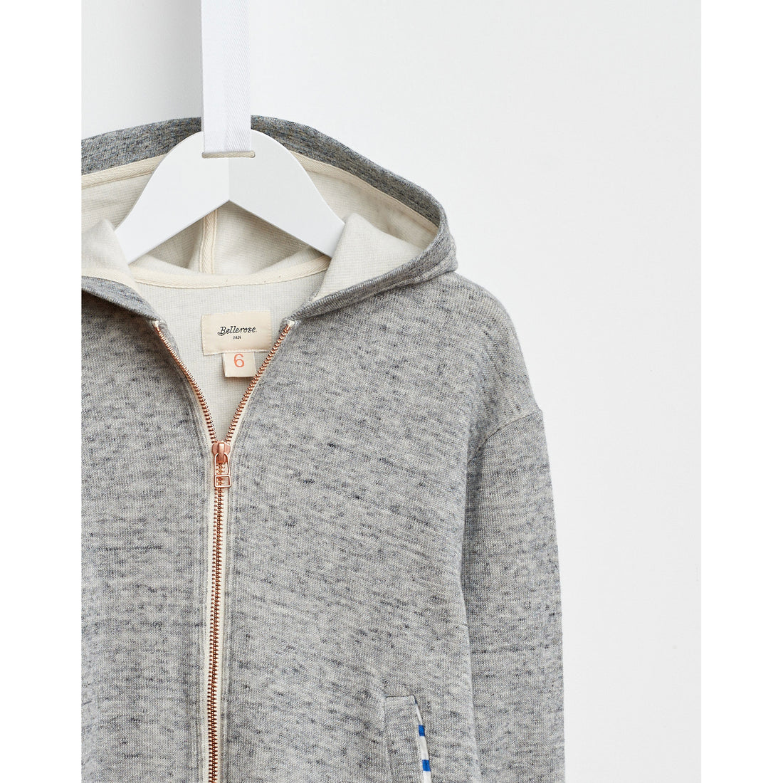 Bellerose Heather Grey Hoodie Dress