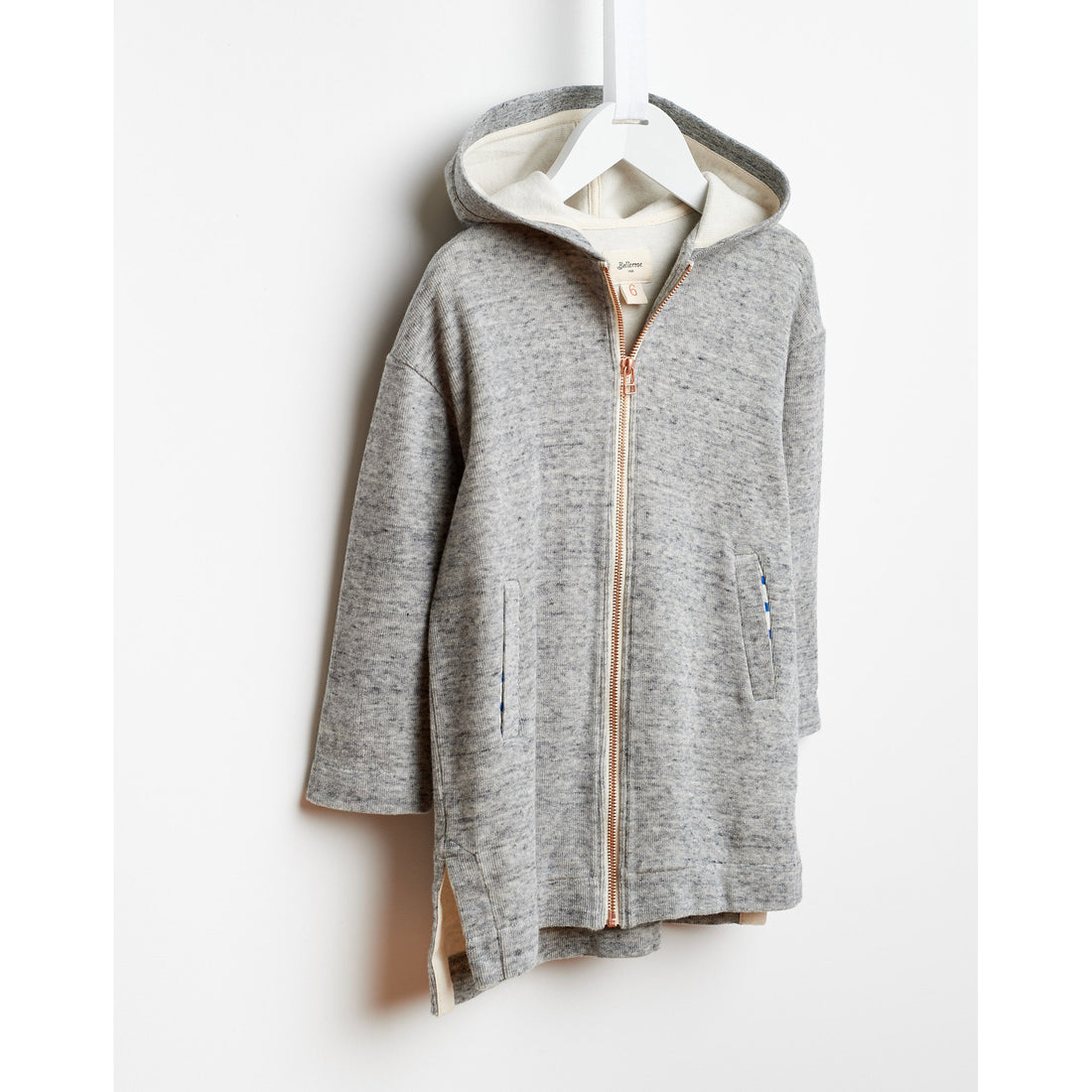 Bellerose Heather Grey Hoodie Dress