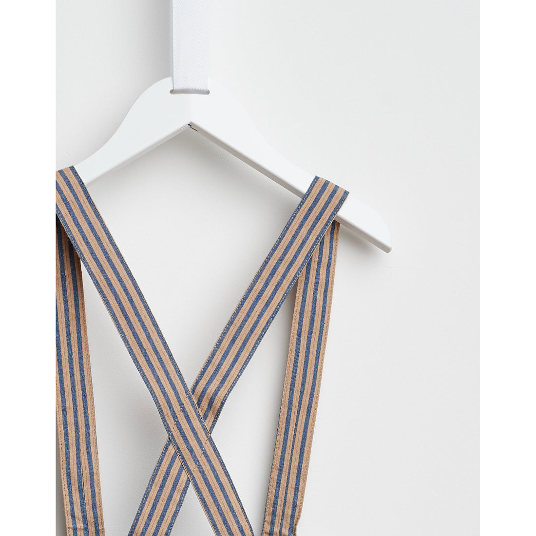 Bellerose Orange/Blue Suspender Shorts