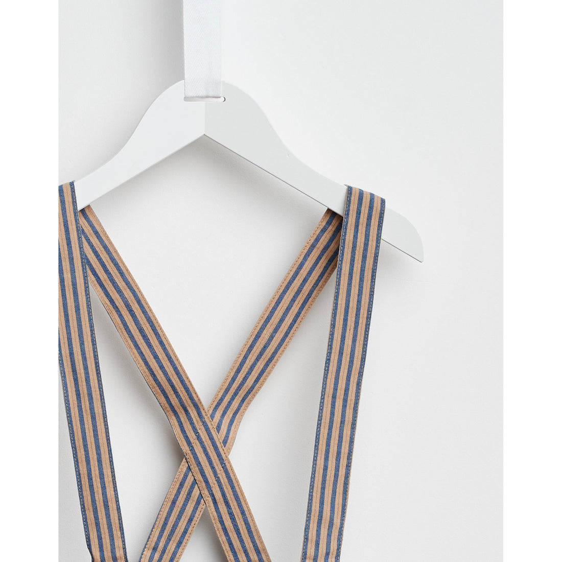 Bellerose Orange/Blue Suspender Shorts