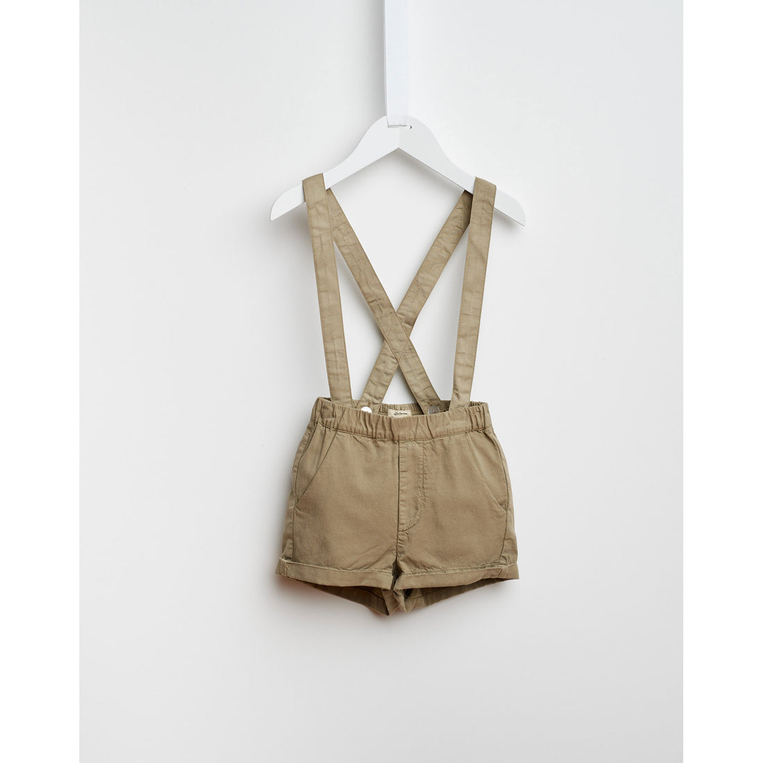 Bellerose Argile Suspender Shorts