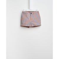 Bellerose Red Check Shorts