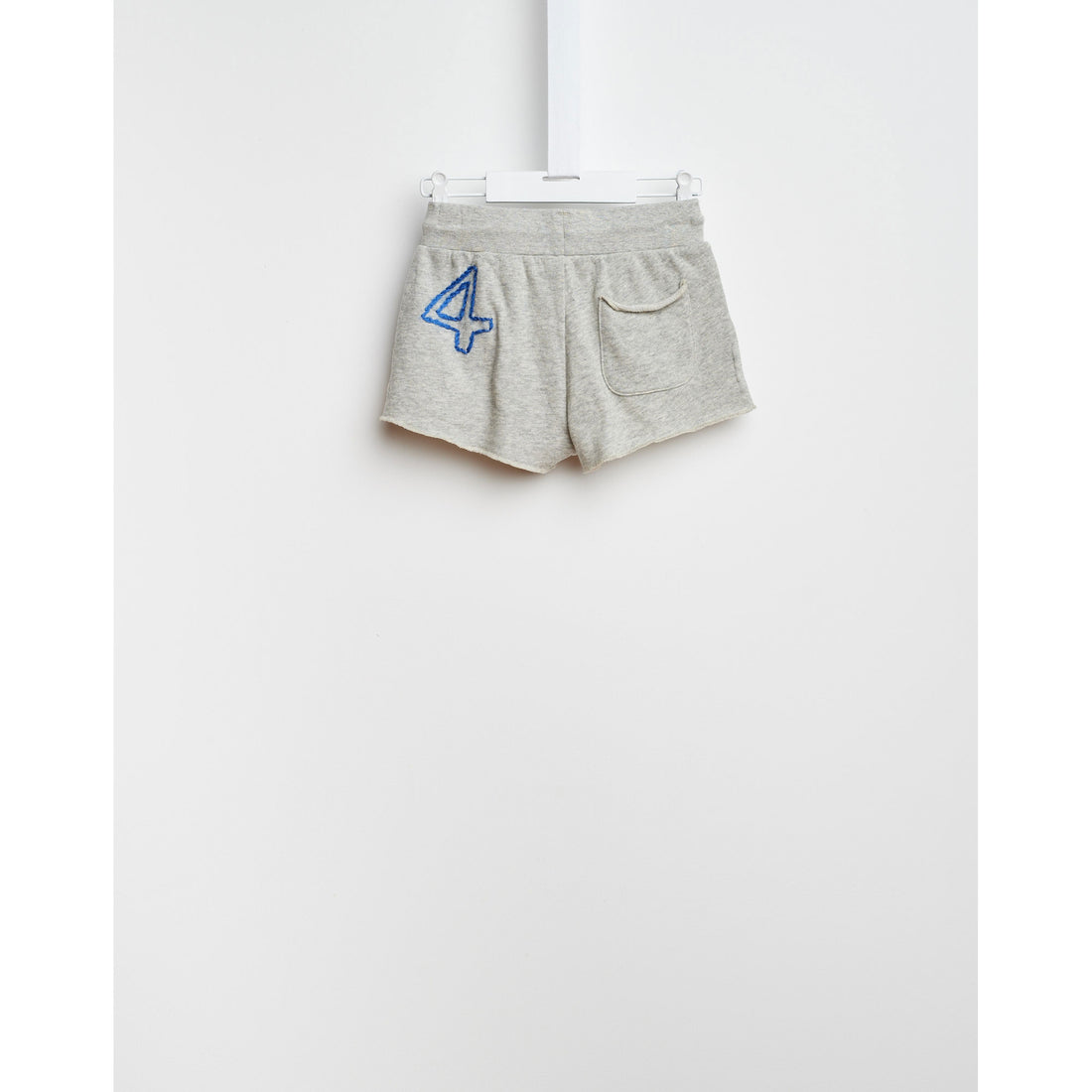 Bellerose Grey Embroidered Sweatshorts
