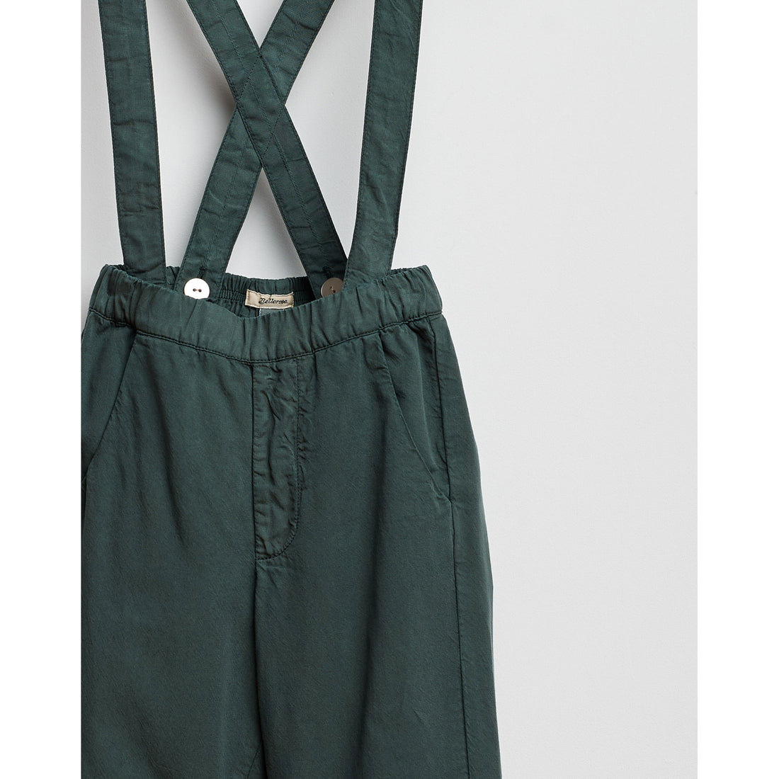 Bellerose Urban Grey Suspender Pants