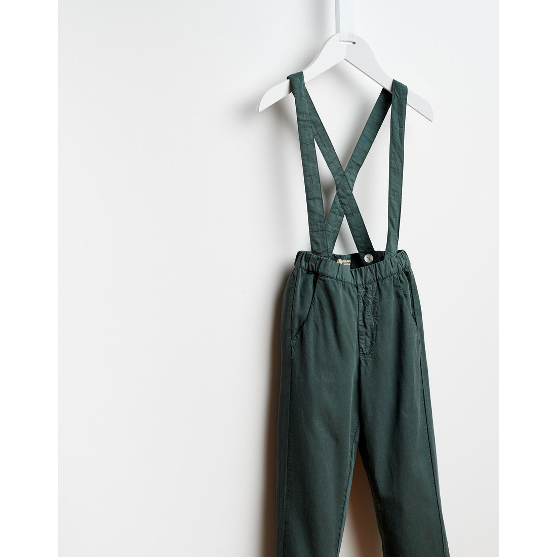 Bellerose Urban Grey Suspender Pants