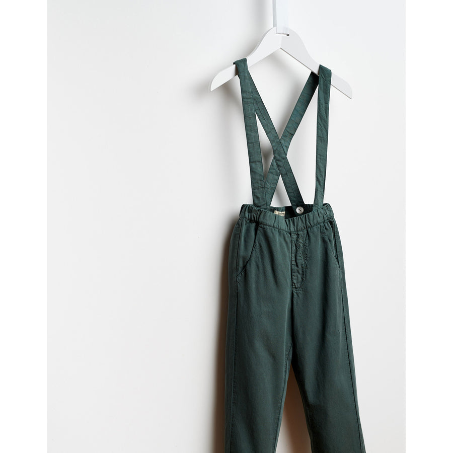 Bellerose Urban Grey Suspender Pants
