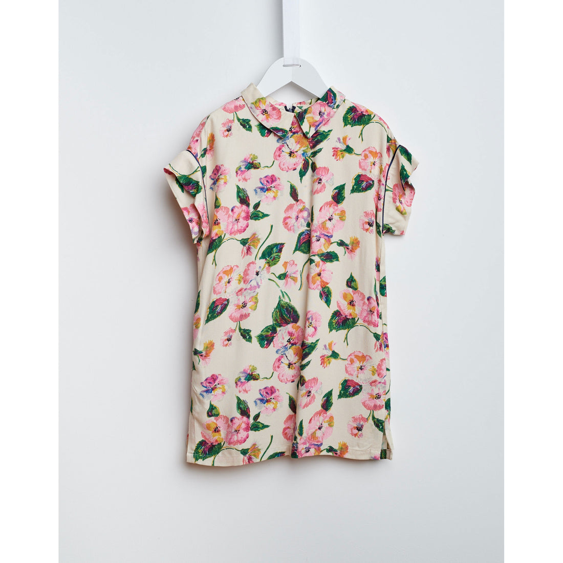 Bellerose Pink Floral Collar Dress