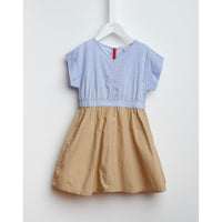 Bellerose Blue/Beige High Waisted Dress