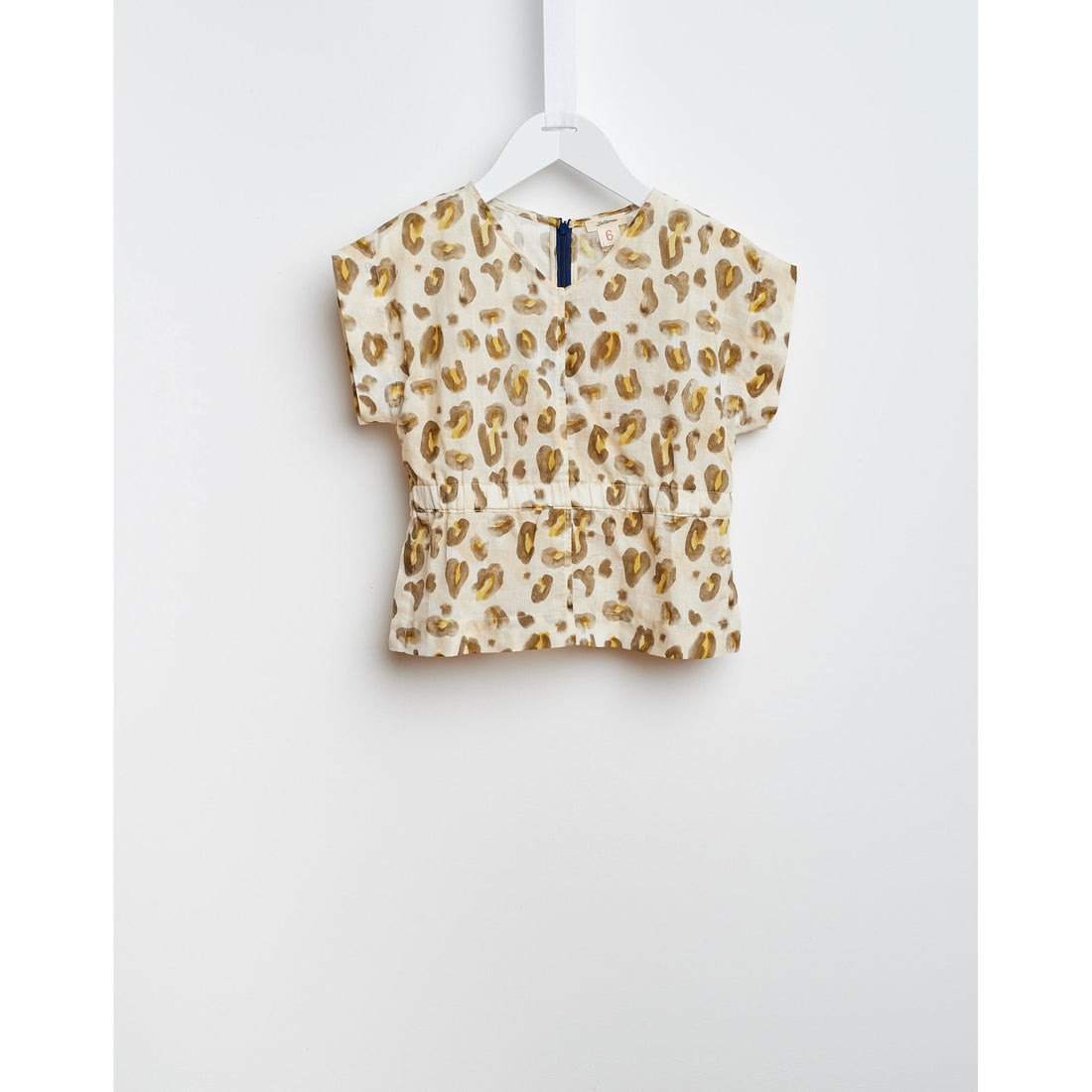 Bellerose Yellow Leopard Blouse