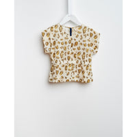 Bellerose Yellow Leopard Blouse