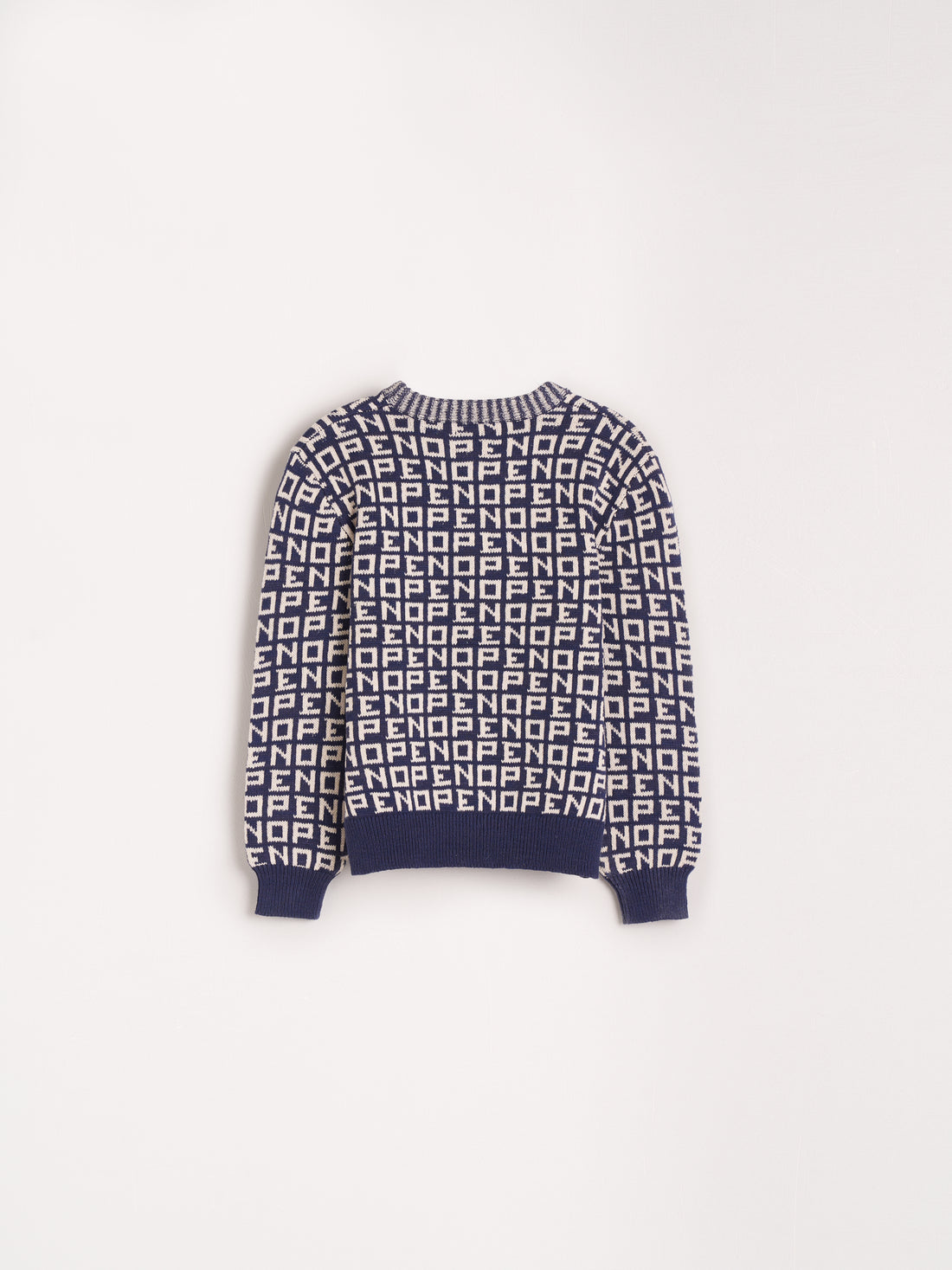 Bellerose Blue Letters Design Gelop Sweater