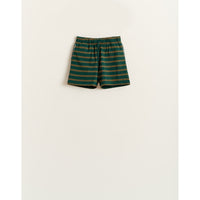Bellerose Green Stipe Manar Shorts