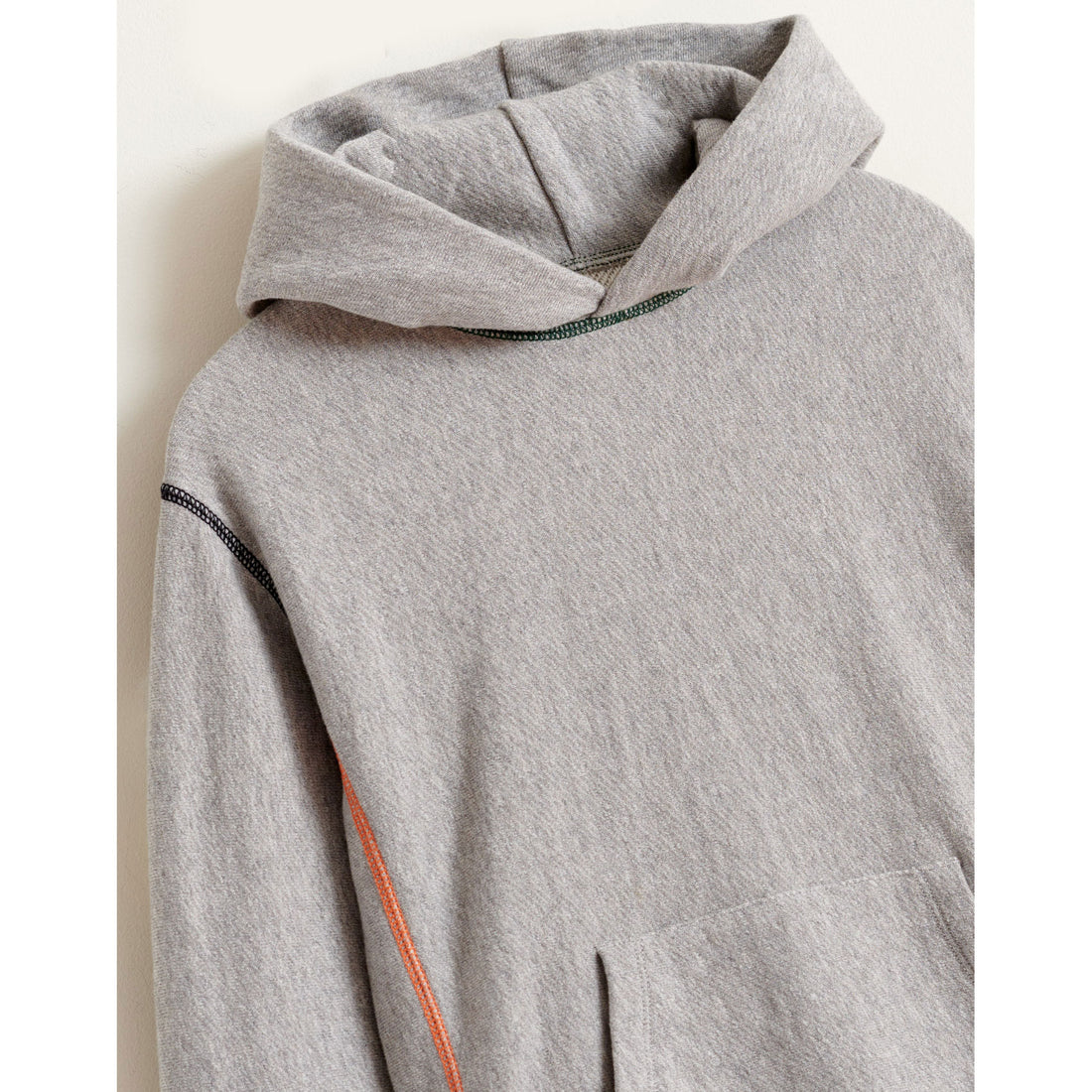 Bellerose Grey Seamed Bini Hoodie