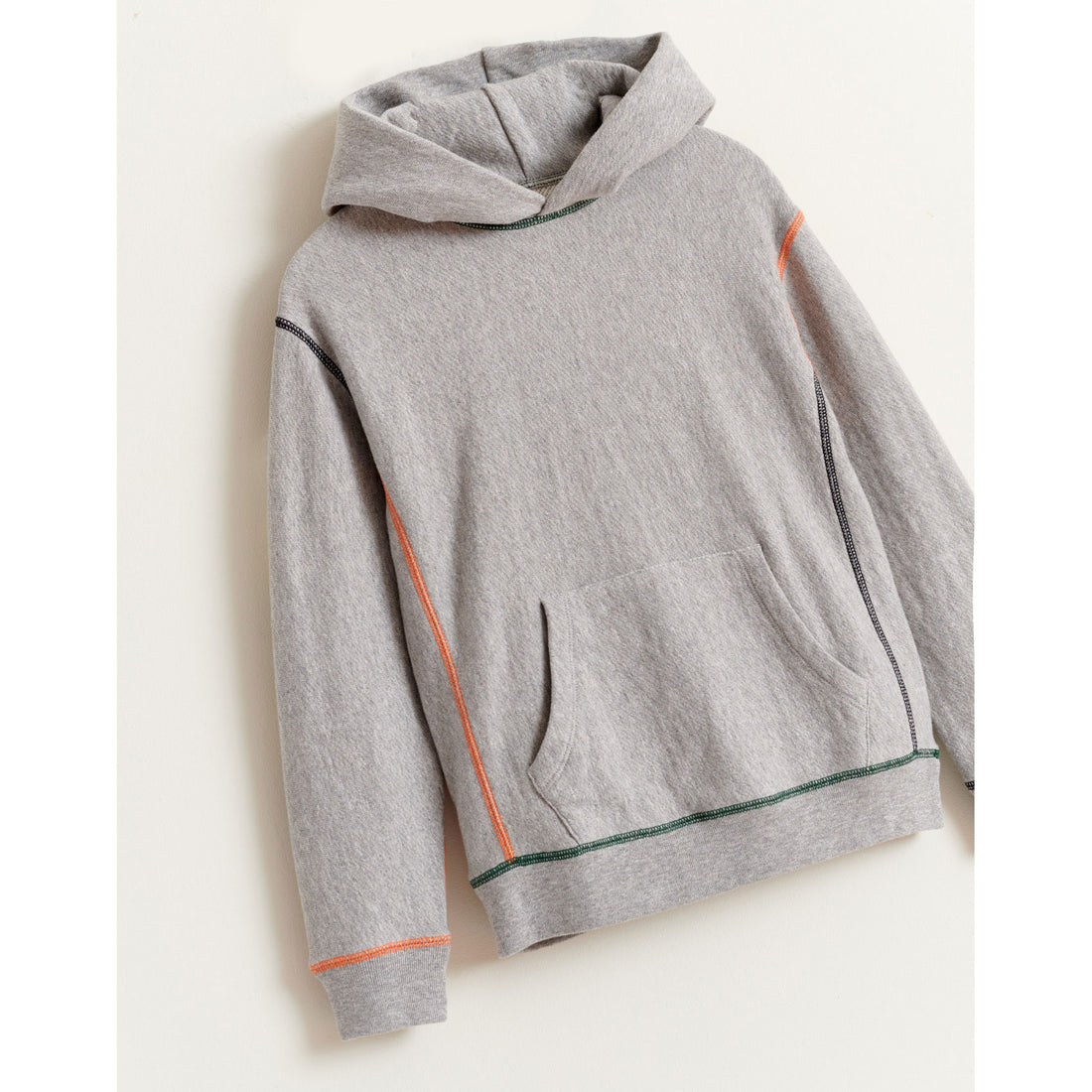 Bellerose Grey Seamed Bini Hoodie