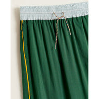 Bellerose Green Trimmed Midi Almost Skirt