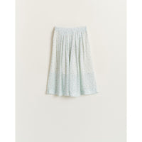 Bellerose Light Blue Floral Pleated Midi Skirt