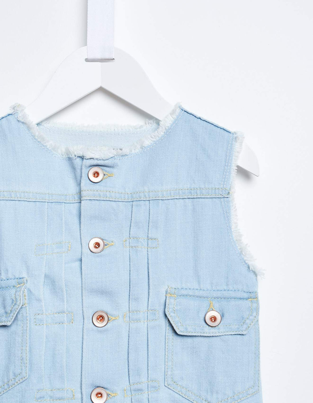 Bellerose Washed Denim Vest