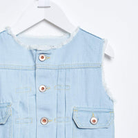 Bellerose Washed Denim Vest