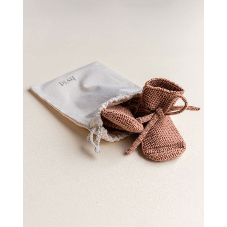Hvid Terracotta Knit Booties