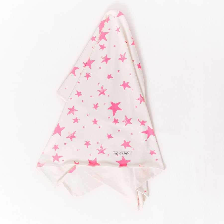 Noe Zoe Pink Stars Blanket