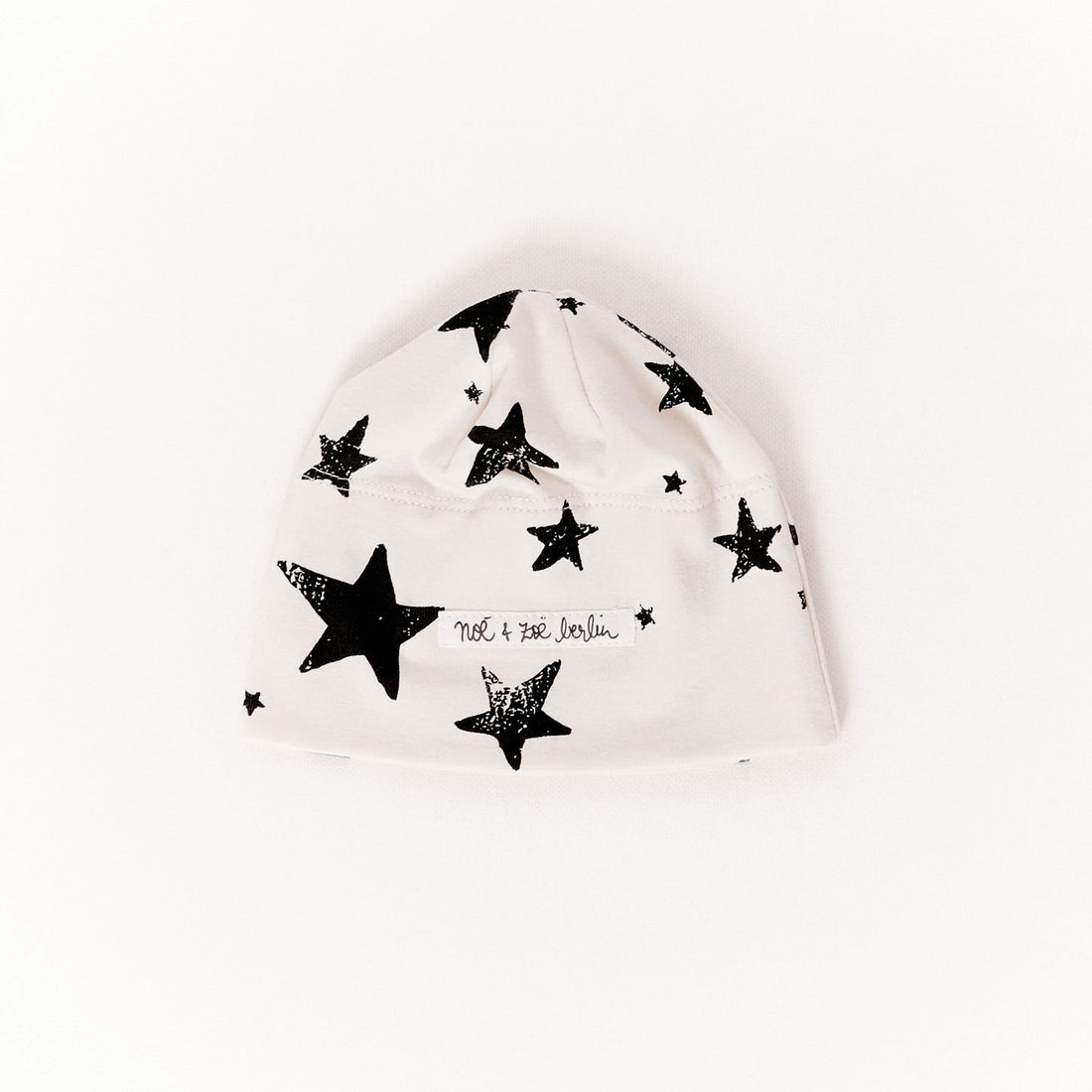 Noe Zoe Black Stars Baby Beanie