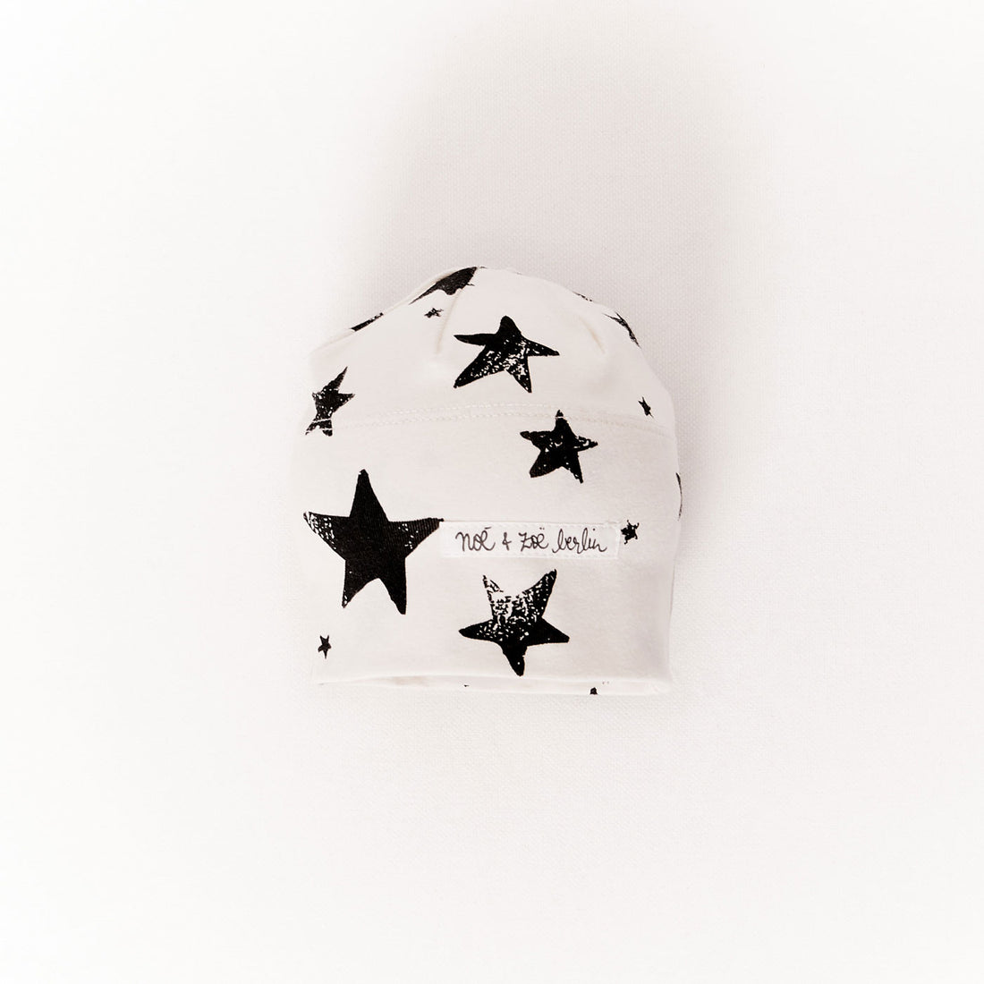 Noe Zoe Black Stars Baby Beanie