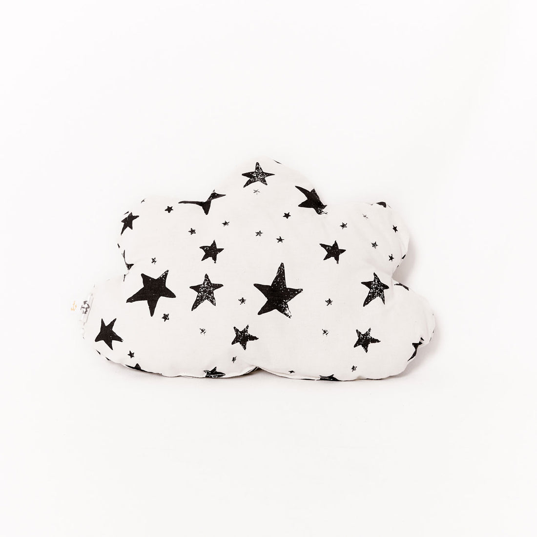 Noe Zoe Black Stars Little Cloud Pillow
