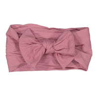 Knot Hairbands Mauve Bow Headwrap
