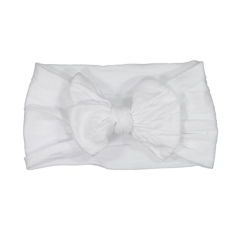 Knot Hairbands White Bow Headwrap