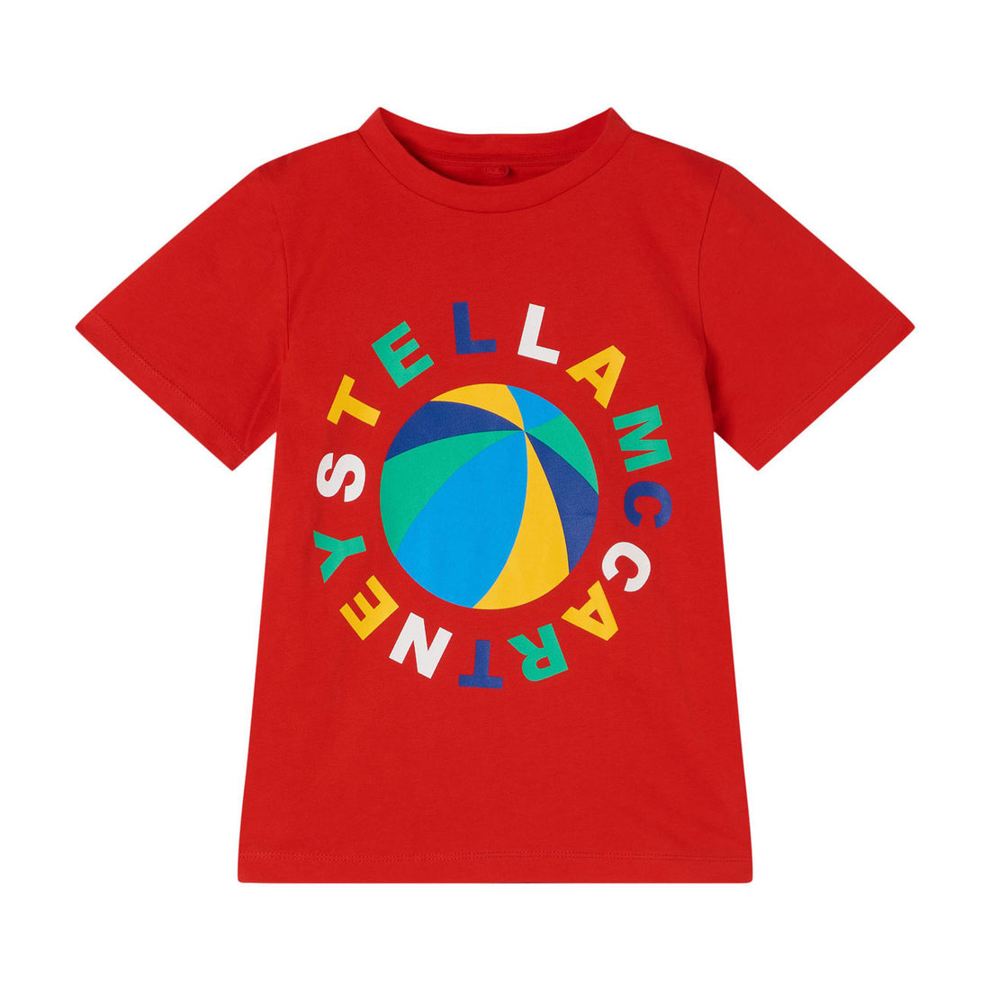 Stella McCartney Red Beach Ball Logo Tee