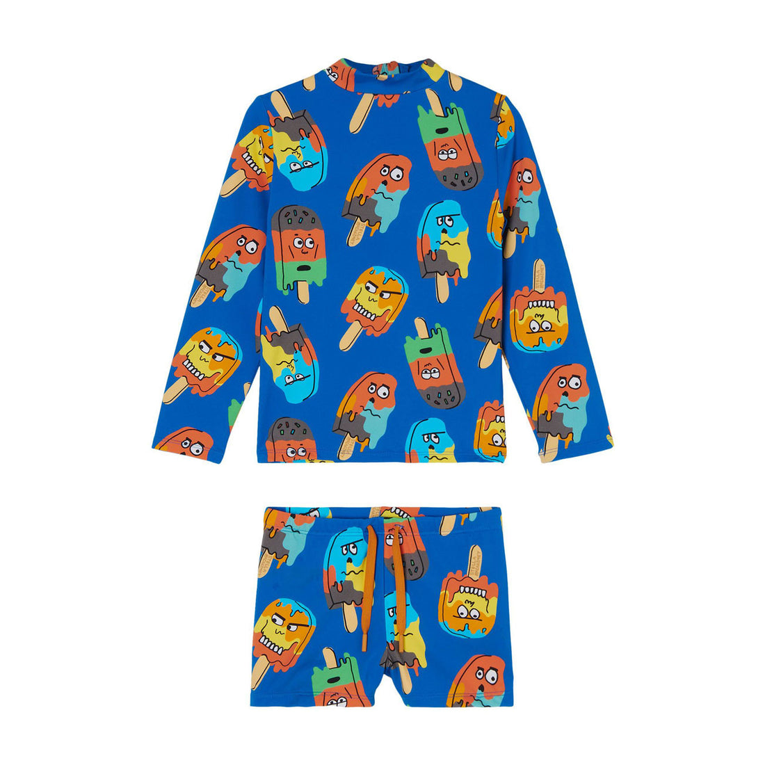 Stella McCartney Blue Ice Lollies Print Swim Set