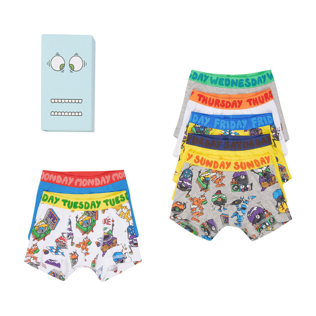 Stella McCartney Music Monsters Jersey Rib Brief Set