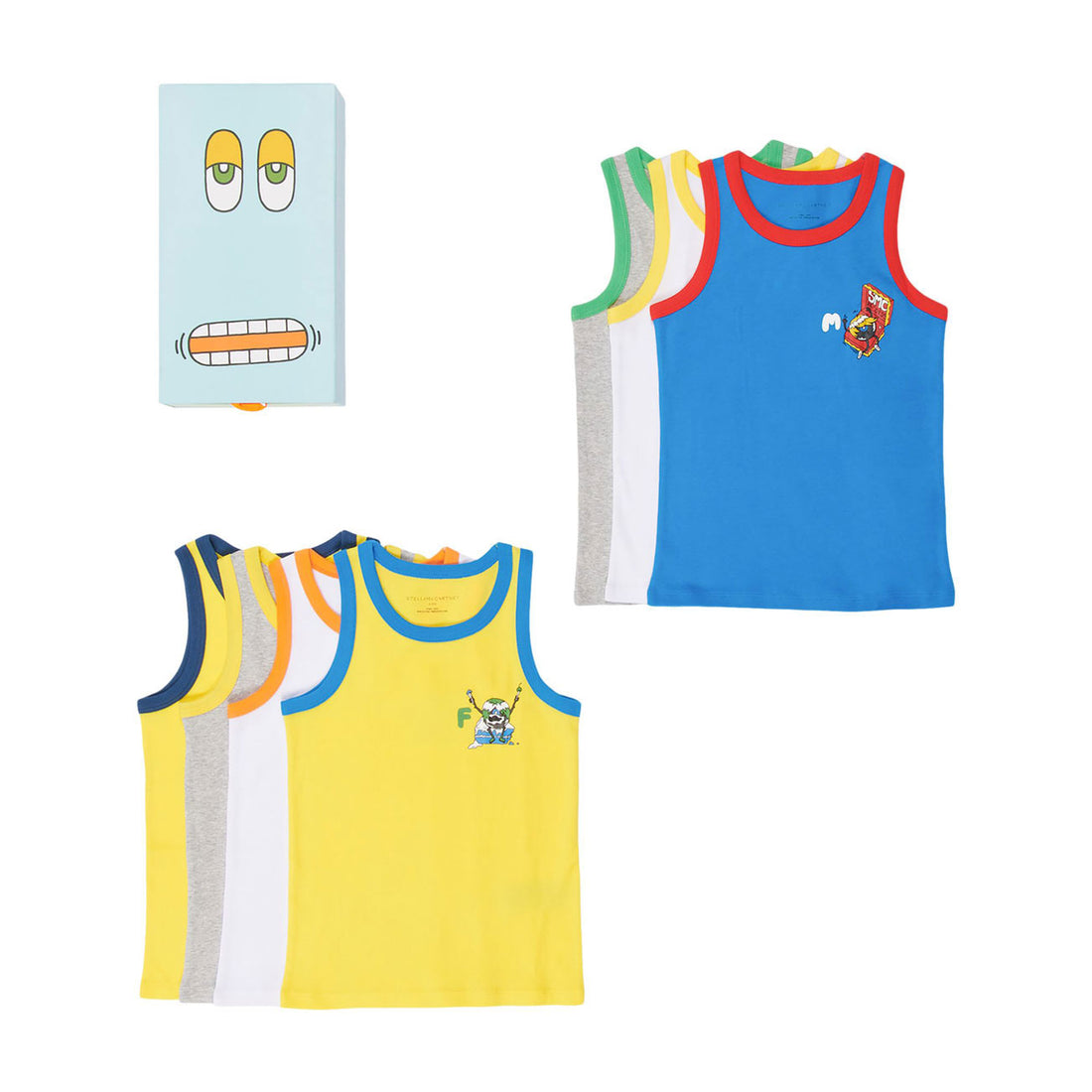 Stella McCartney Music Monsters Jersey Rib Tank Set