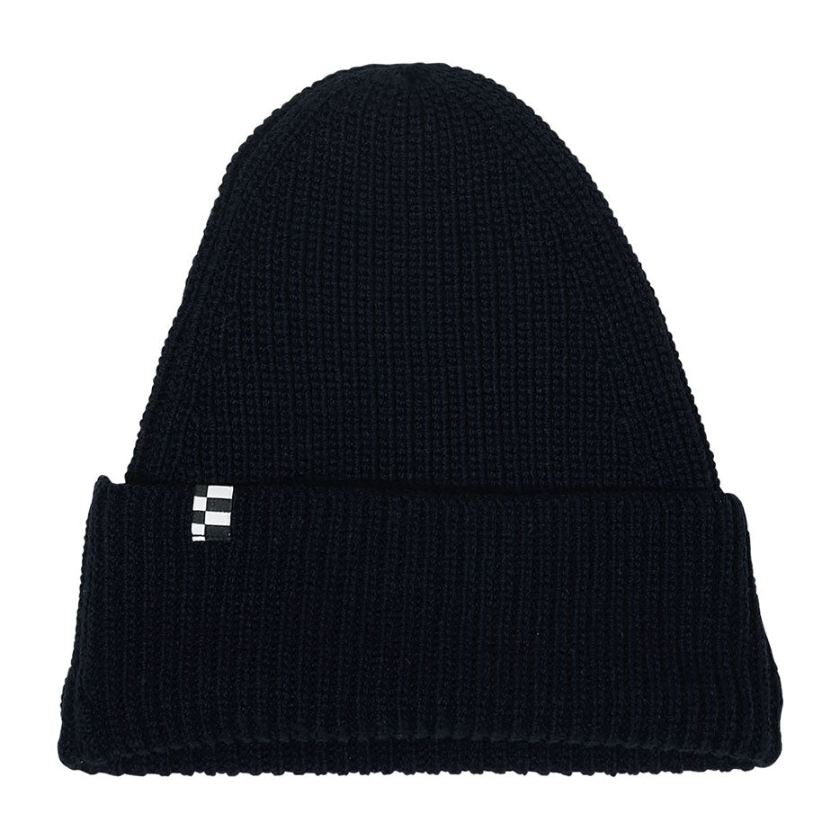 Finger in the Nose Absolute Black Wool Beanie
