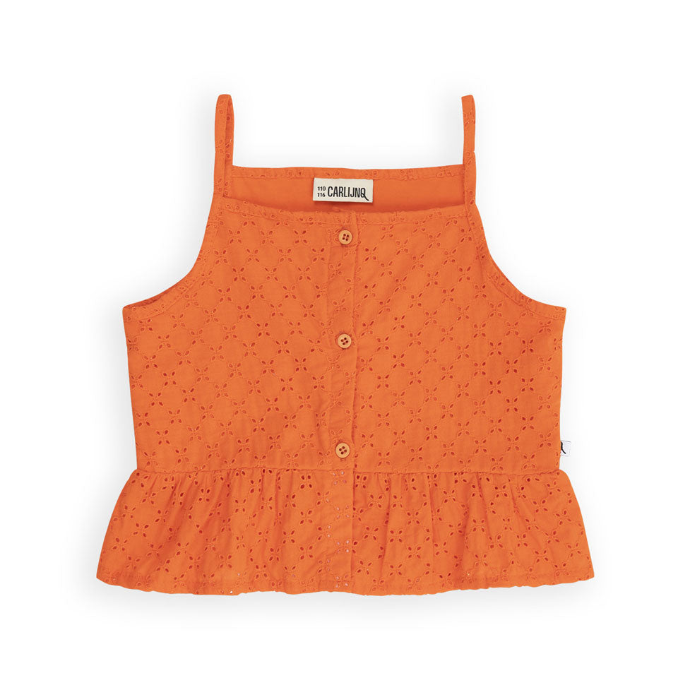 Carlijnq Broderie Sun Top