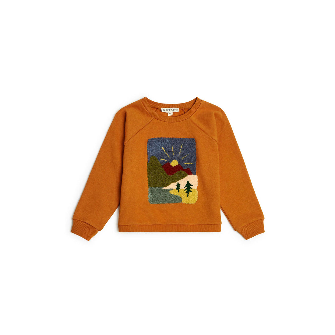 Louise Misha Cinnamon Samuel Baby Sweatshirt