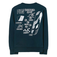 Finger in the Nose Navy Skateboard Crew Neck Sweater