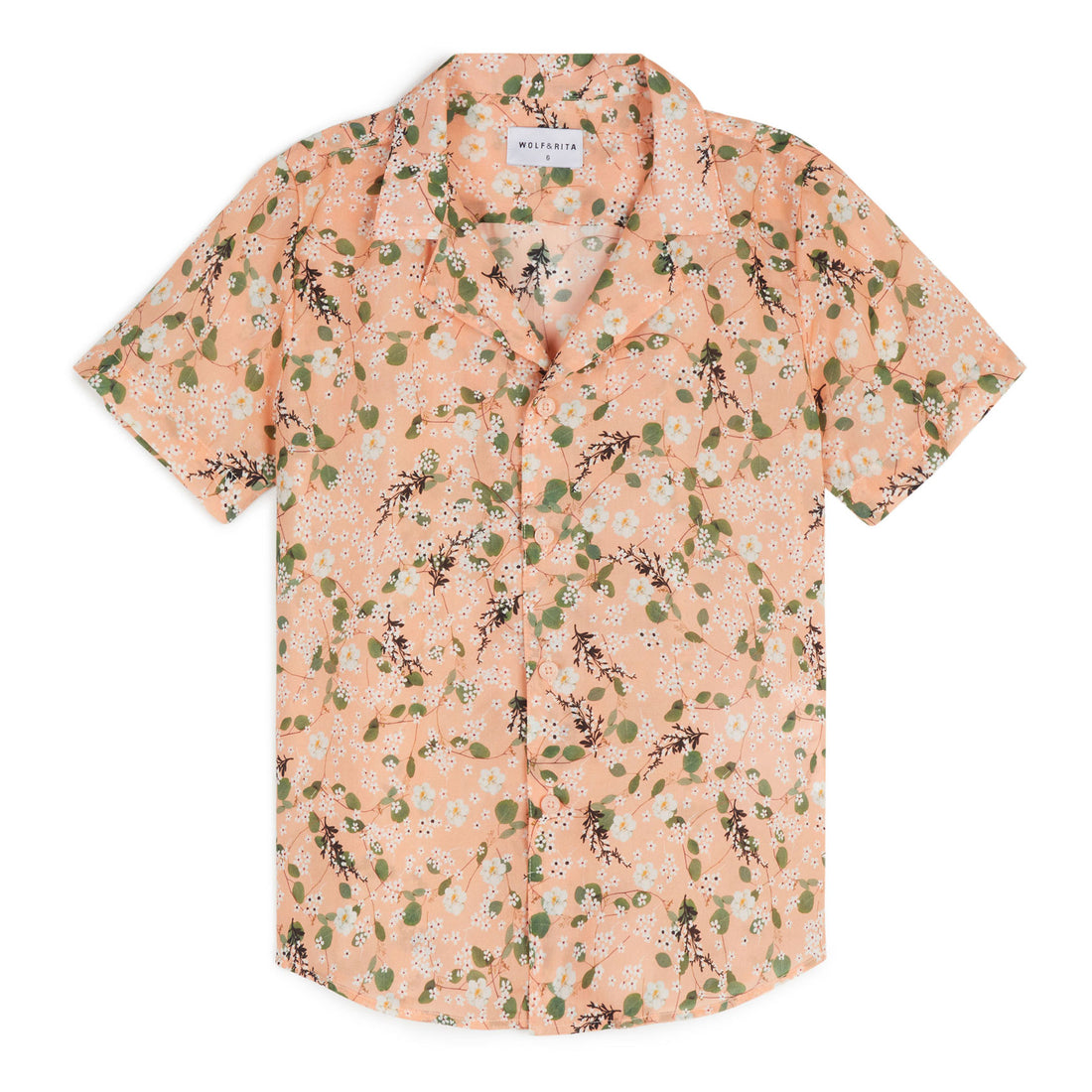 Wolf and Rita Peach Garden Bruno Shirt