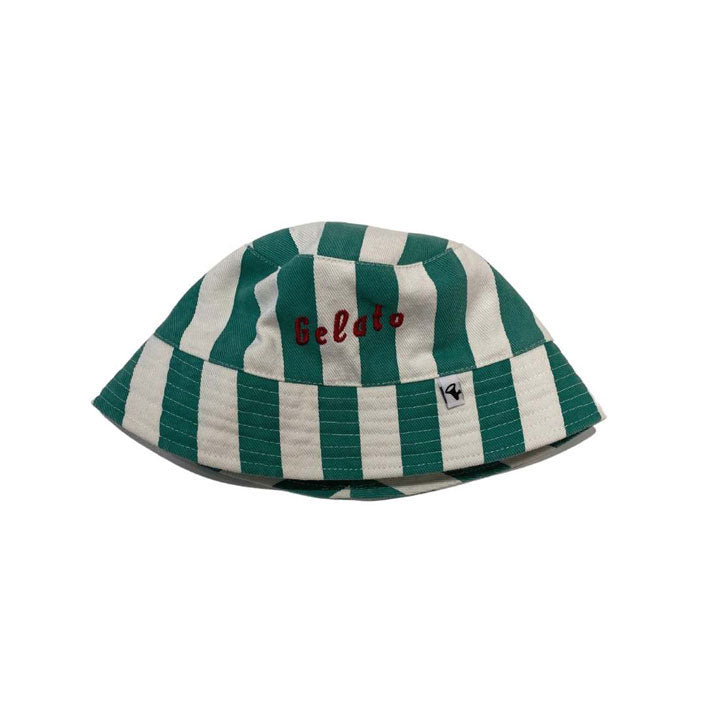 cos I said so Bold Stripe Bucket Hat/Green