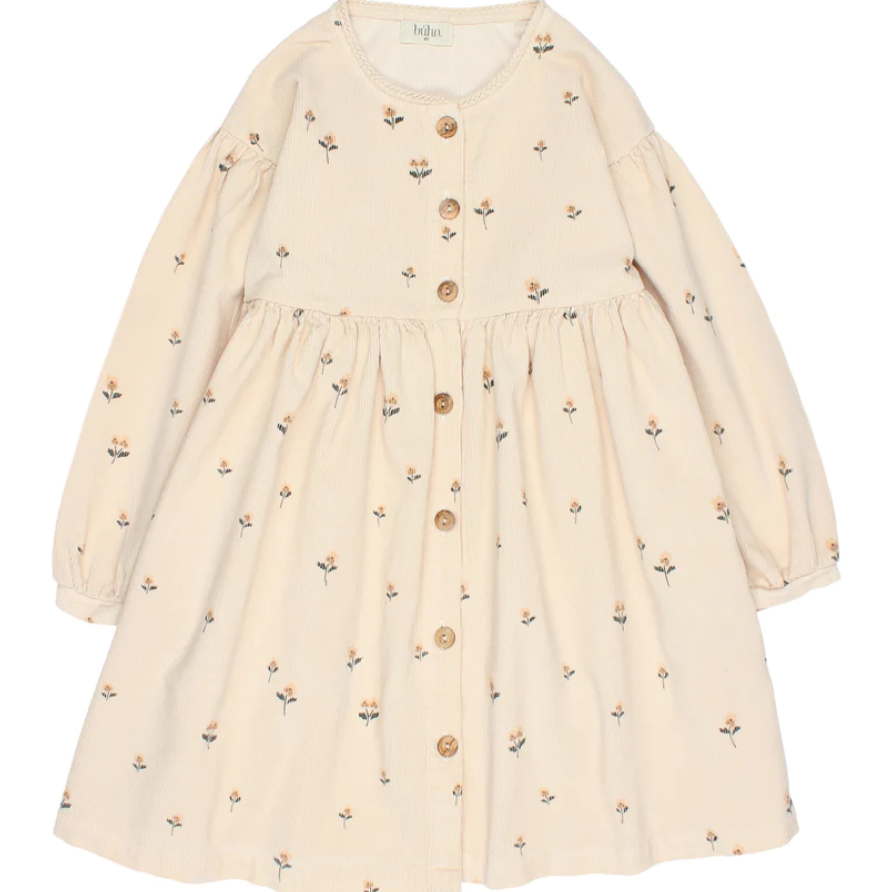 Buho Cream Print Romance USA Dress