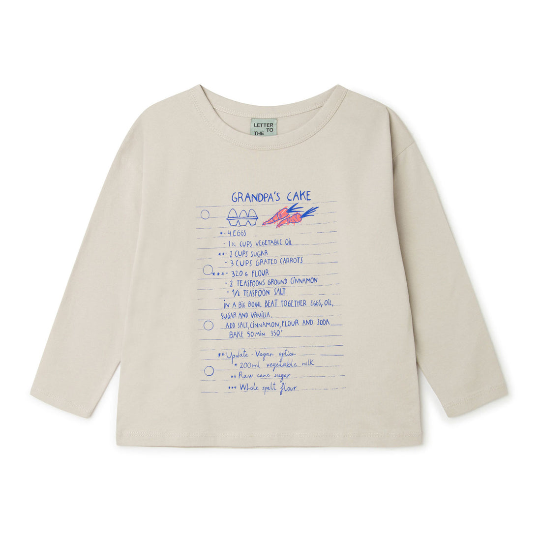 Letter To the World Fog Butternut Tee