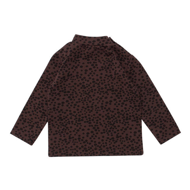 WYNKEN Baby Demi Turtle Neck - Chocolate Animal
