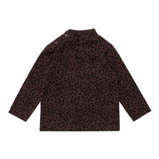 WYNKEN Baby Demi Turtle Neck - Chocolate Animal