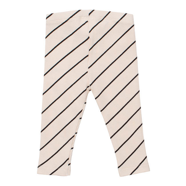 WYNKEN Baby Luna Leggings - Milk Diagonal Stripe