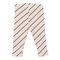 WYNKEN Baby Luna Leggings - Milk Diagonal Stripe