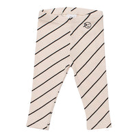 WYNKEN Baby Luna Leggings - Milk Diagonal Stripe